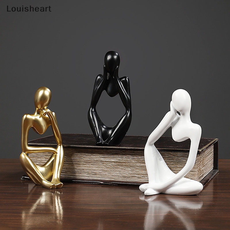 Tượng Louisheart Phong Cách Bắc Âu Trừu Tượng Bằng Nhựa Resin Thủ Công Trang Trí Nội Thất TFG