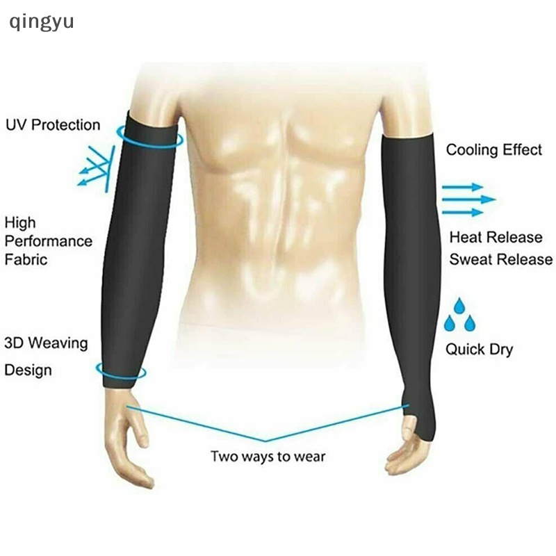 1 Cặp Ống Tay Áo Chống Nắng Và Tia UV Khi Chơi Thể Thao Ngoài Trời Cho Nam Và Nữ
