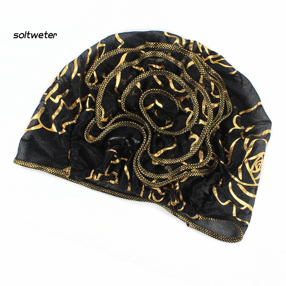 Mũ Lưới Trùm Đầu Không Vành In Họa Tiết Hoa Thời Trang Cho Nữ