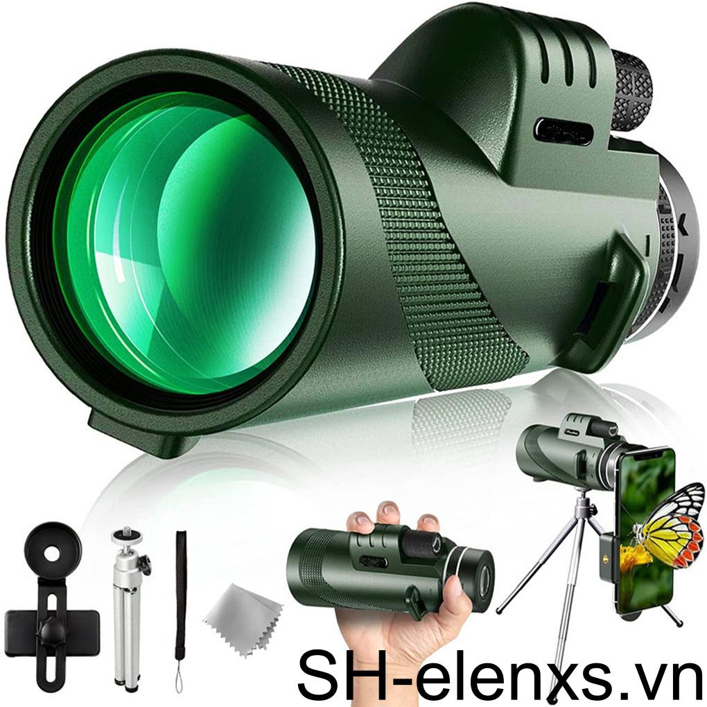 Kính Viễn Vọng Một Mắt 10-12 Lần Chống Bụi Cầm Tay Hỗ Trợ Đi Săn / Leo Núi