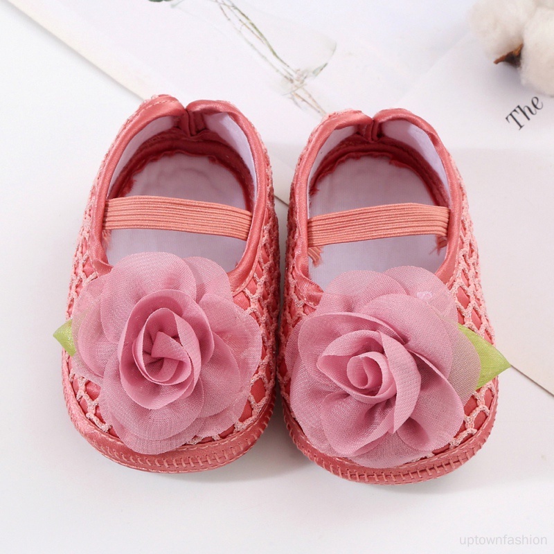 Giày Vải Canvas Kiểu Công Chúa Dễ Thương Thời Trang Mùa Hè Cho Bé Gái Từ 0-12 Tháng Tuổi