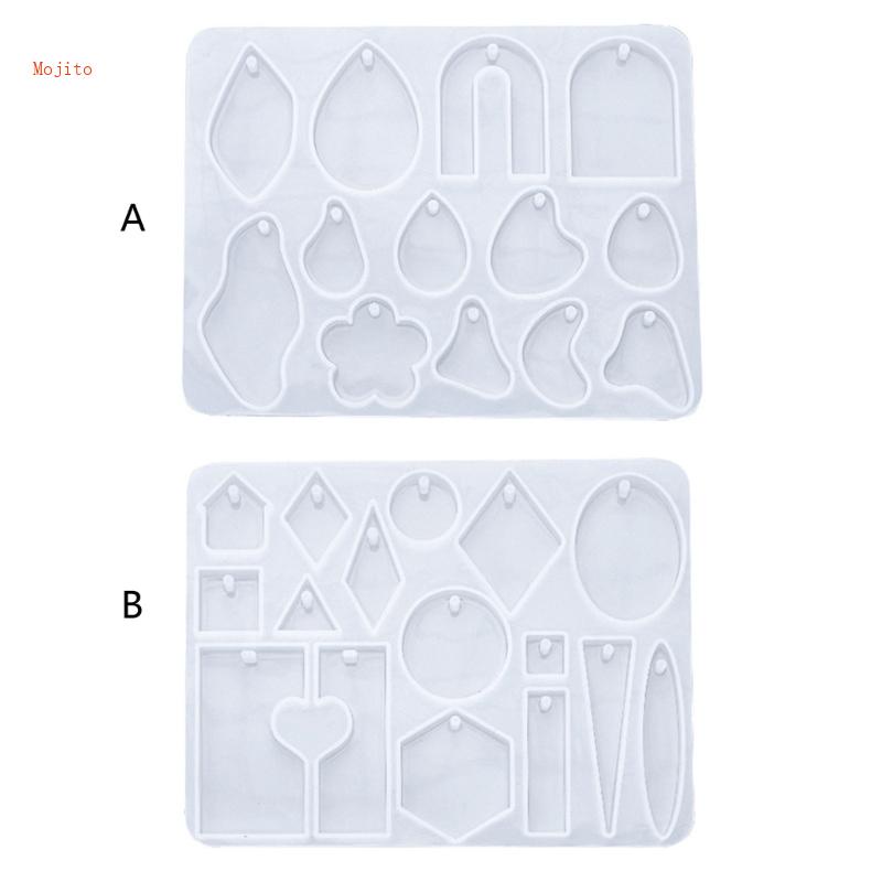 Khuôn Nhựa Làm Trang Sức Nhiều Hình Dạng Có Lỗ DIY