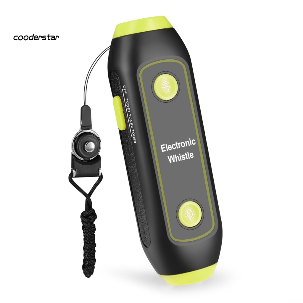 Còi Điện Tử Kích Thước Nhỏ Gọn Có Đèn LED Sử Dụng Pin Tiện Lợi