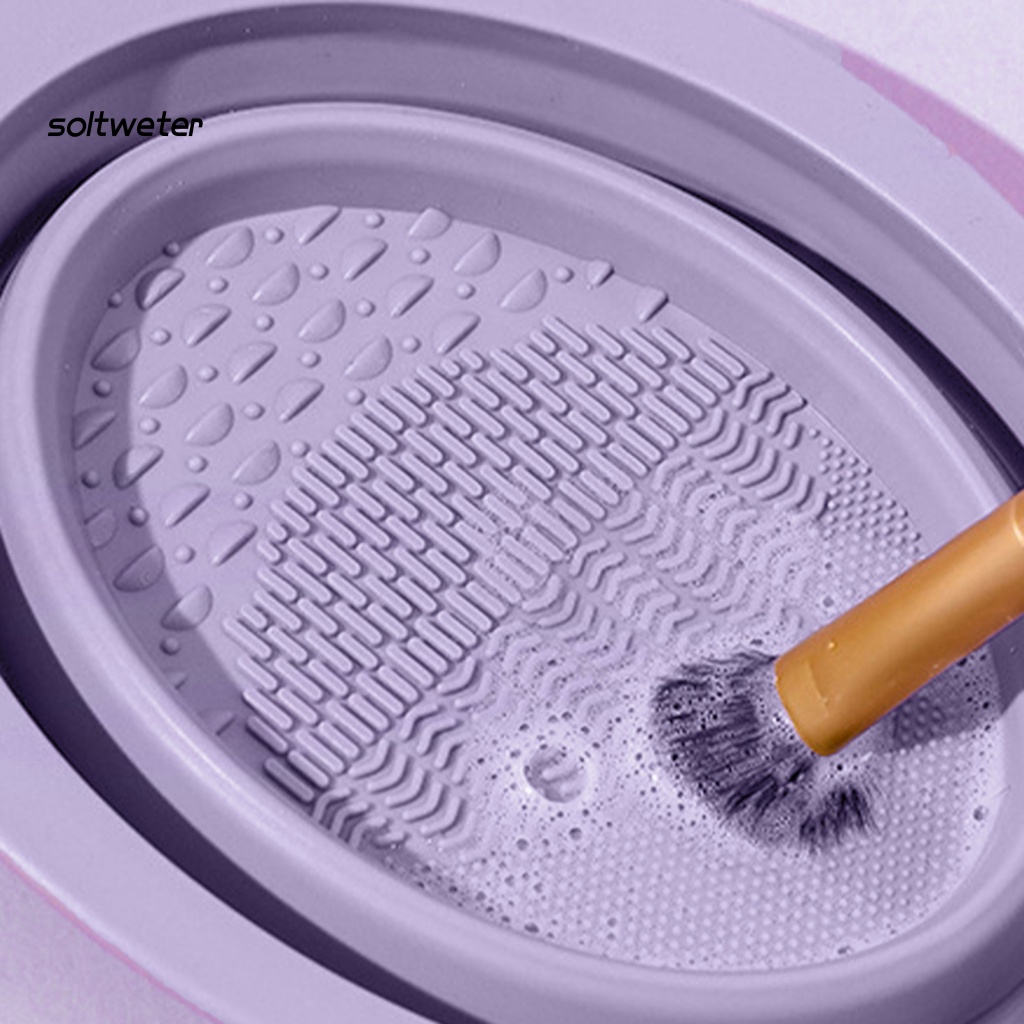 Bộ 3 Miếng Xốp Làm Sạch Cọ Trang Điểm Có Độ Đàn Hồi Cao