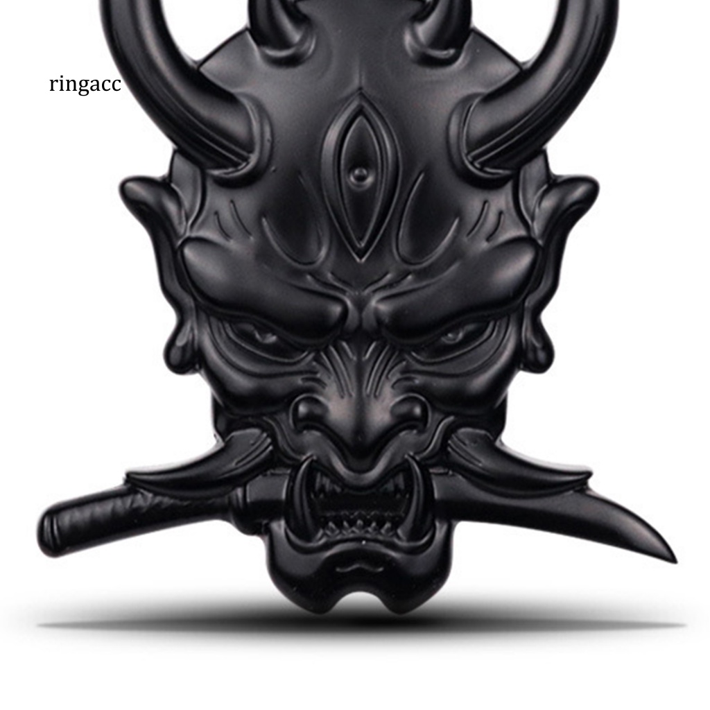 Nhãn Dán Trang Trí Xe Hơi Tự Dính Họa Tiết Chiến Binh 3D Kiểu Nhật Bản Sáng Tạo Chống Thấm Nước