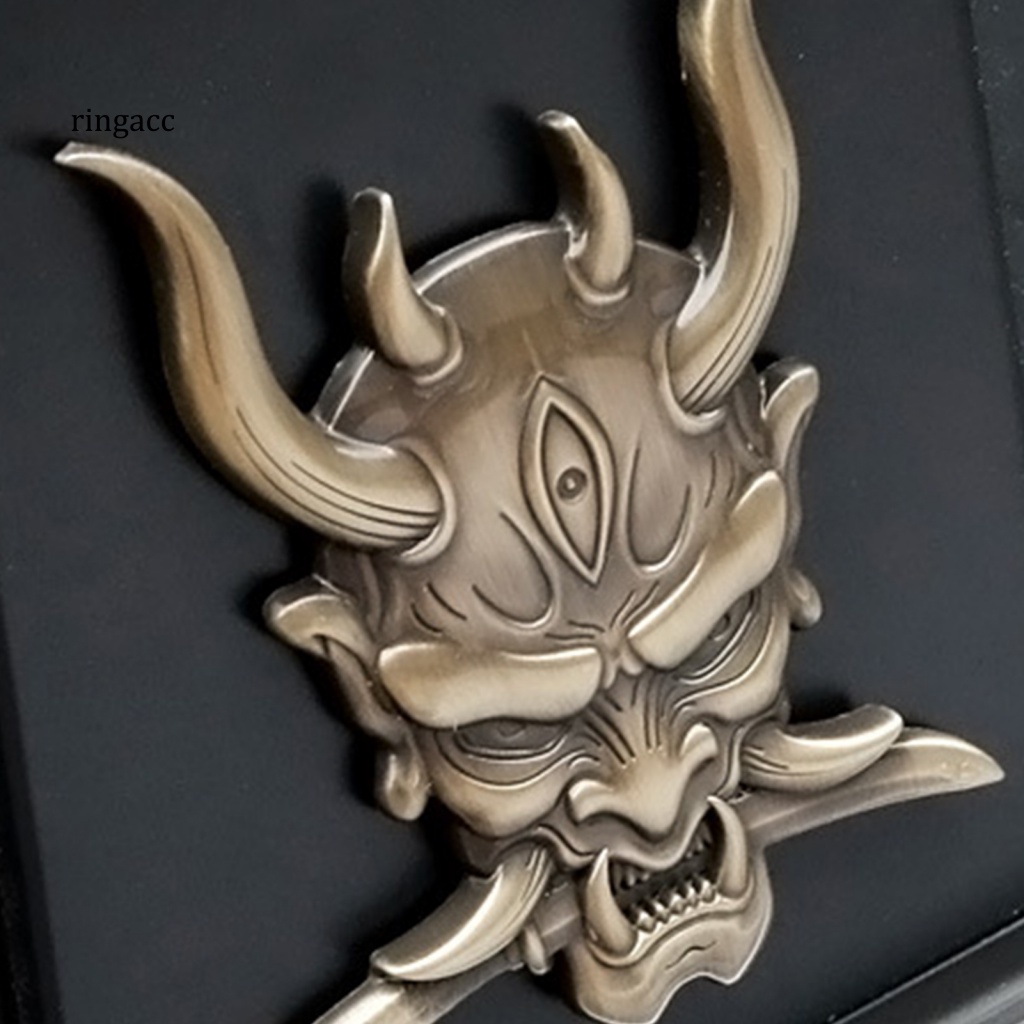 Nhãn Dán Trang Trí Xe Hơi Tự Dính Họa Tiết Chiến Binh 3D Kiểu Nhật Bản Sáng Tạo Chống Thấm Nước