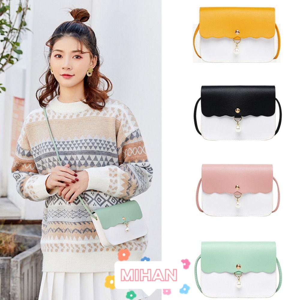 MIHAN1 Túi Đeo Vai Du Lịch Màu Sắc Đơn Giản