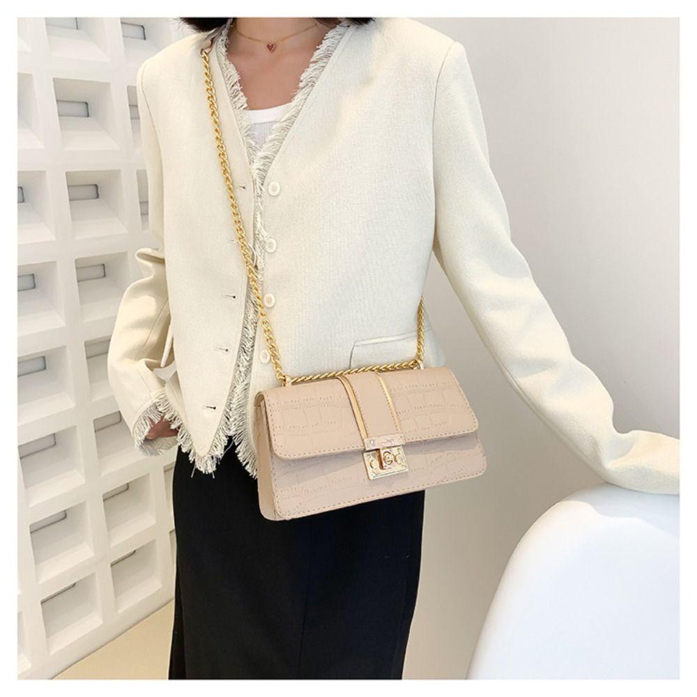 EBINLANDS Túi Xách Da PU Màu Trơn Phong Cách Vintage Thời Trang Cho Nữ