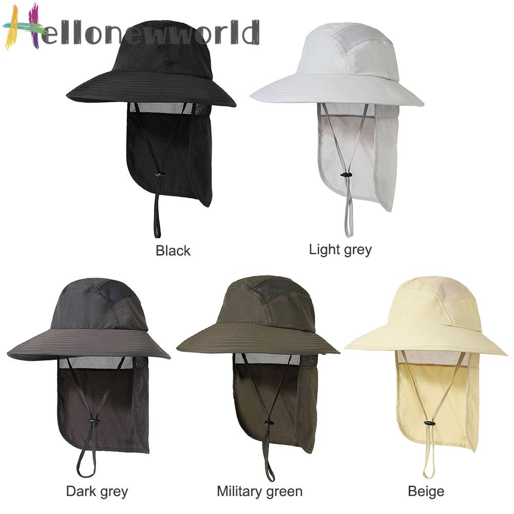 Mũ Boonie Thoáng Khí Chống Nắng Có Màn Che Dùng Khi Chạy Bộ Leo Núi Sự Bảo