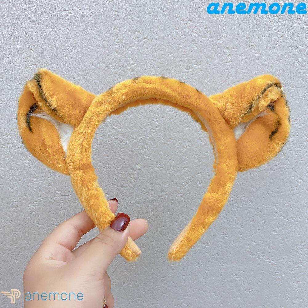 ANEMONE Băng Đô Tai Hổ Họa Tiết Hoạt Hình Thời Trang Dành Cho Nữ