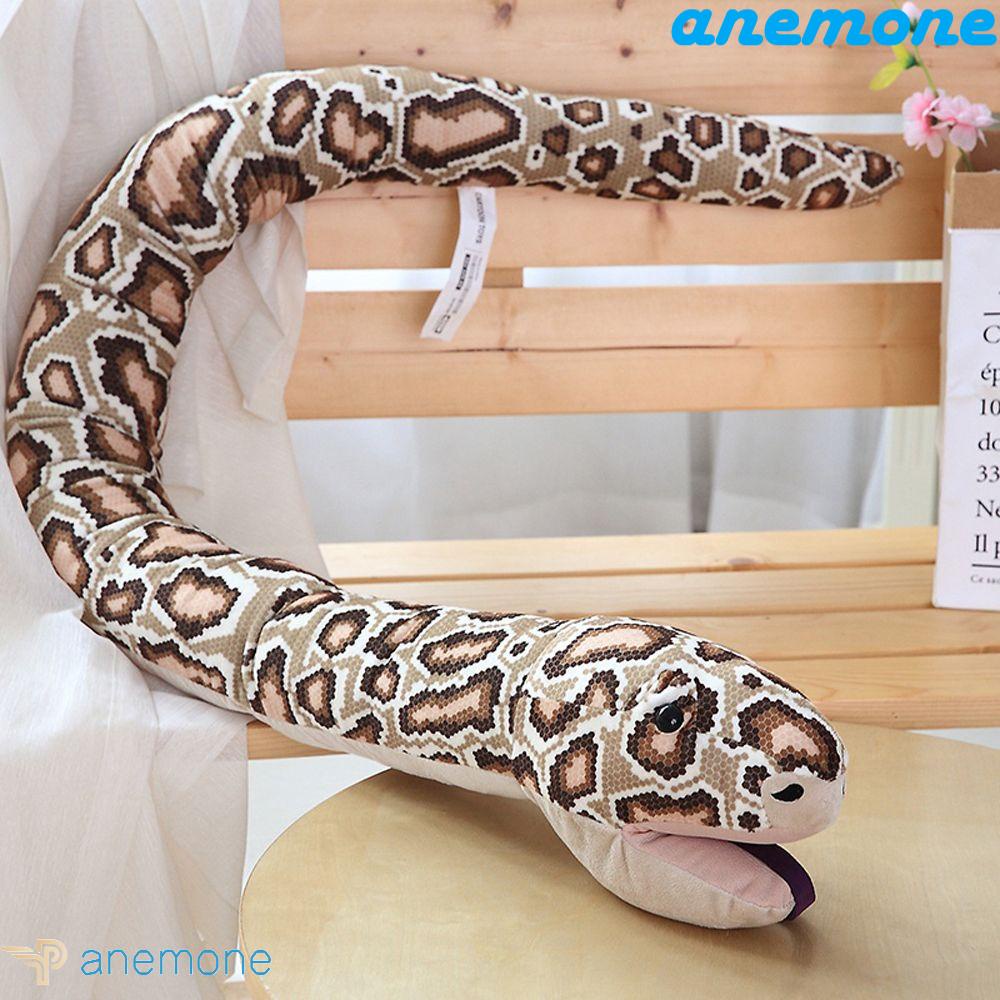 ANEMONE Thú Nhồi Bông Hình Rắn Python Mềm Mại Sáng Tạo Trang Trí Halloween