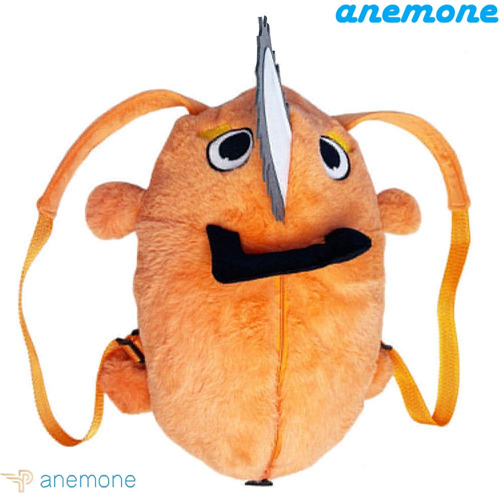 ANEMONE Túi Đeo Chéo Hình Thú Nhồi Bông Mềm Mại Dễ Thương