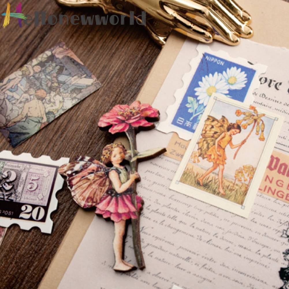 Con Dấu Giấy Kraft Phong Cách Retro Trang Trí Sổ Tay