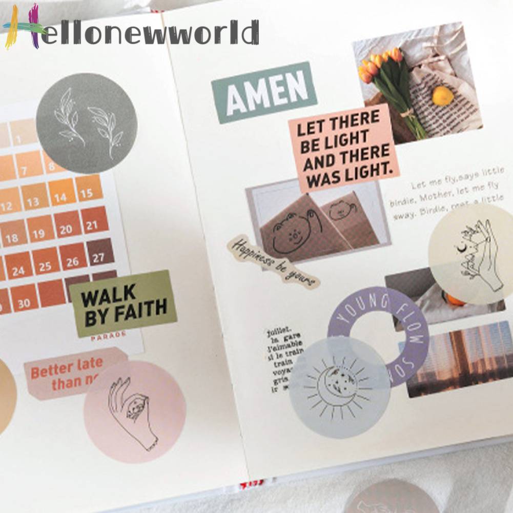 Miếng Dán Trang Trí Sổ Lên Kế Hoạch DIY Dành Cho Trẻ Em