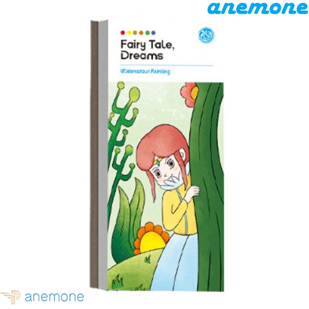 Sách Tô Màu Nước Kèm Cọ Vẽ DIY Dành Cho Trẻ Em Và Người Lớn