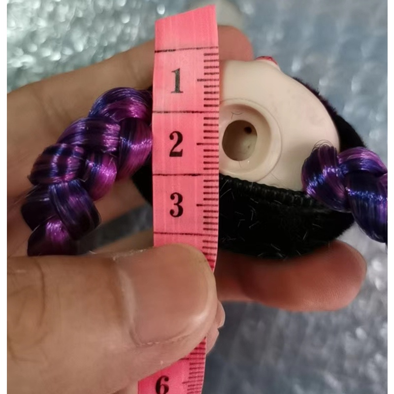 Mũ Đội Đầu Búp Bê 1 / 12 Kèm Tai Mèo mini lol Không Thể Tháo Rời