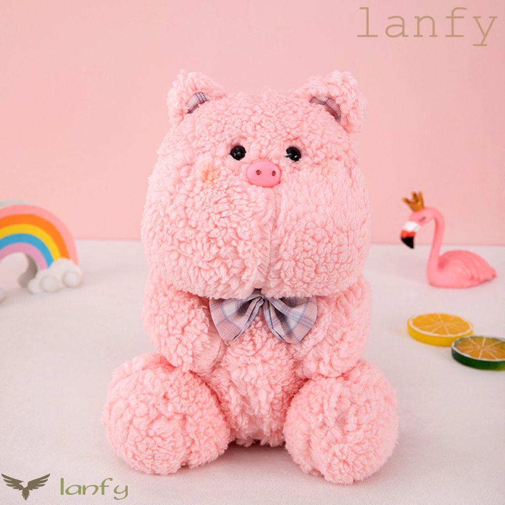 LANFY Đồ chơi nhồi bông Hình Thỏ Hoạt Hình Đáng Yêu