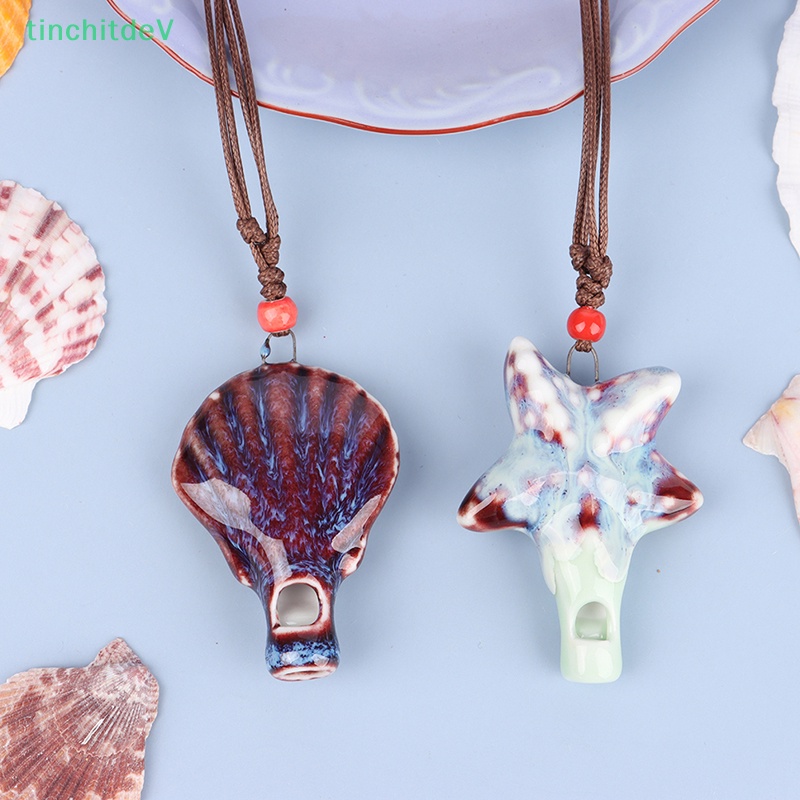 [TinchitdeV] Vòng cổ Mặt Hình Vỏ Sò Bằng Gốm Nhiều Màu Cho Nữ [Mới]