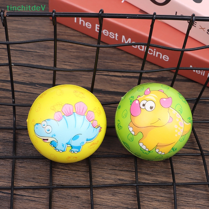 Quả Bóng PU Đồ Chơi Giảm Căng Thẳng Hình Khủng Long Hoạt Hình 63mm Dành Cho Trẻ Em