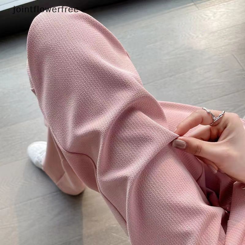 [FLVN] Hàng Mới Về] Quần Dài Ống Rộng Lưng Cao Bằng Lụa Lạnh