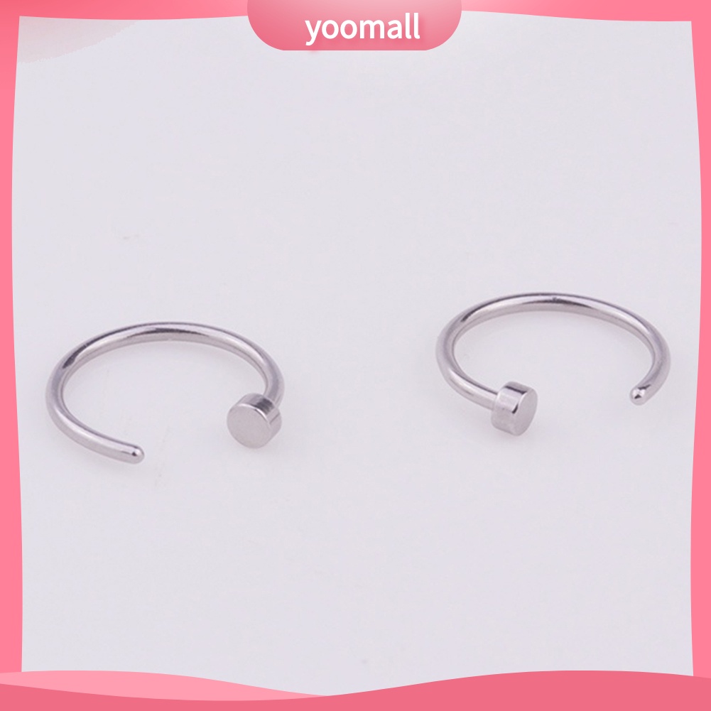 Set 4 Khuyên Mũi Thép Không Gỉ Thời Trang Cá Tính