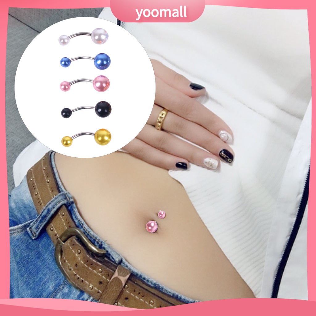 Set 10 Khuyên Rốn Acrylic Thời Trang Cá Tính