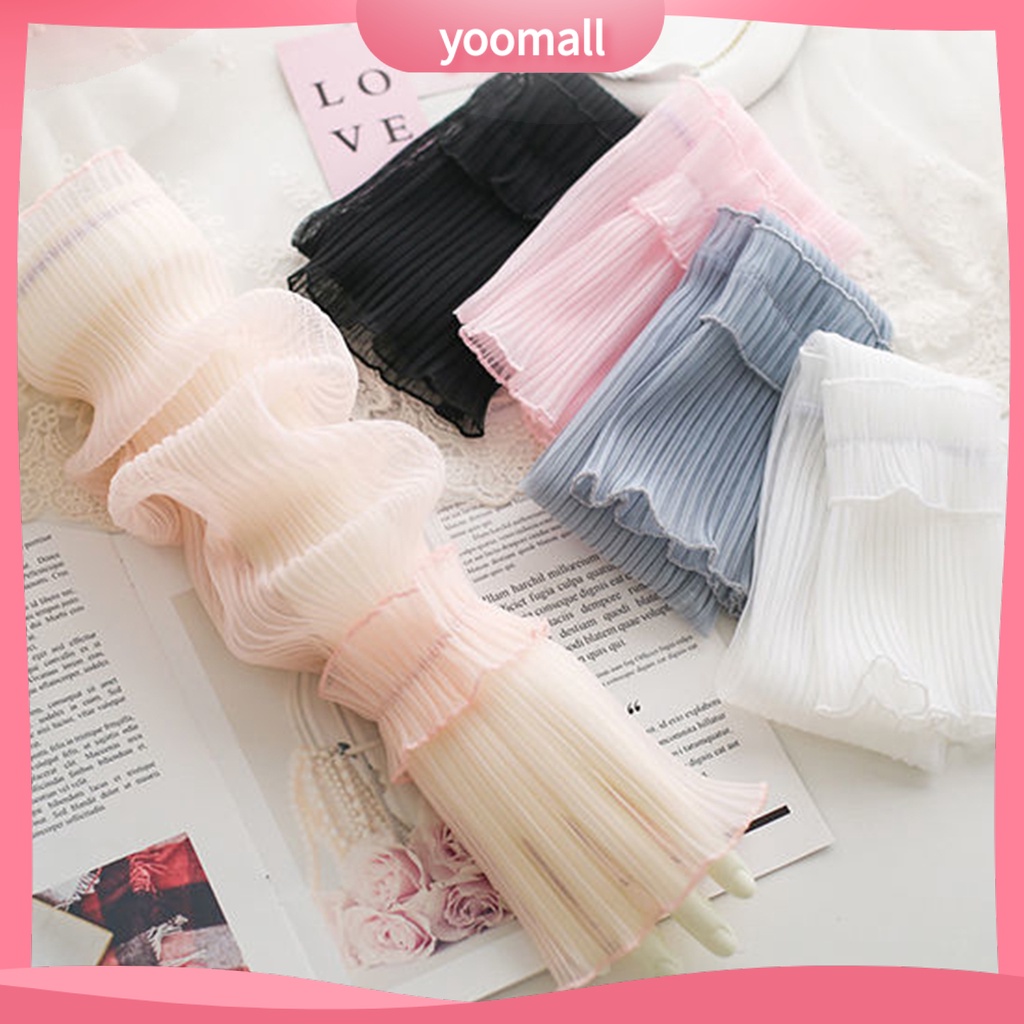 1 Đôi Găng Tay Chống Tia UV Màu Sắc Đơn Giản Thấm Hút Mồ Hôi Dành Cho Đạp Xe