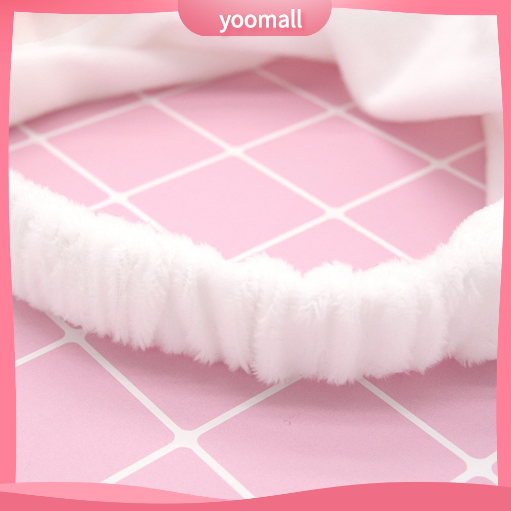 Băng Đô Tai Mèo Hoạt Hình Co Giãn Đáng Yêu Dành Cho Nữ Rửa Mặt Trang Điểm