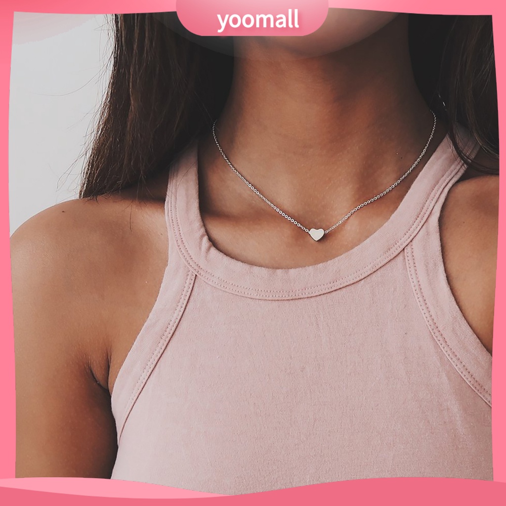 Vòng cổ Mặt Trái Tim Thời Trang Cho Nữ