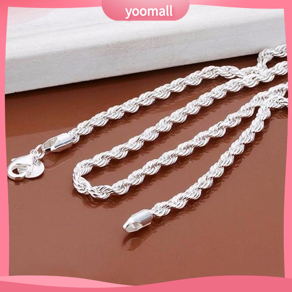Vòng cổ Dạng Xoắn 18-30 inch Thời Trang Unisex
