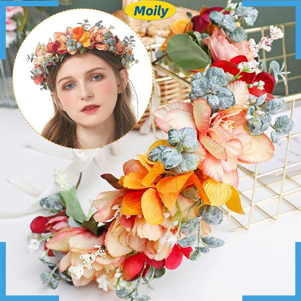 MOILYVN Băng Đô Hoa Cài Tóc Cho Cô Dâu