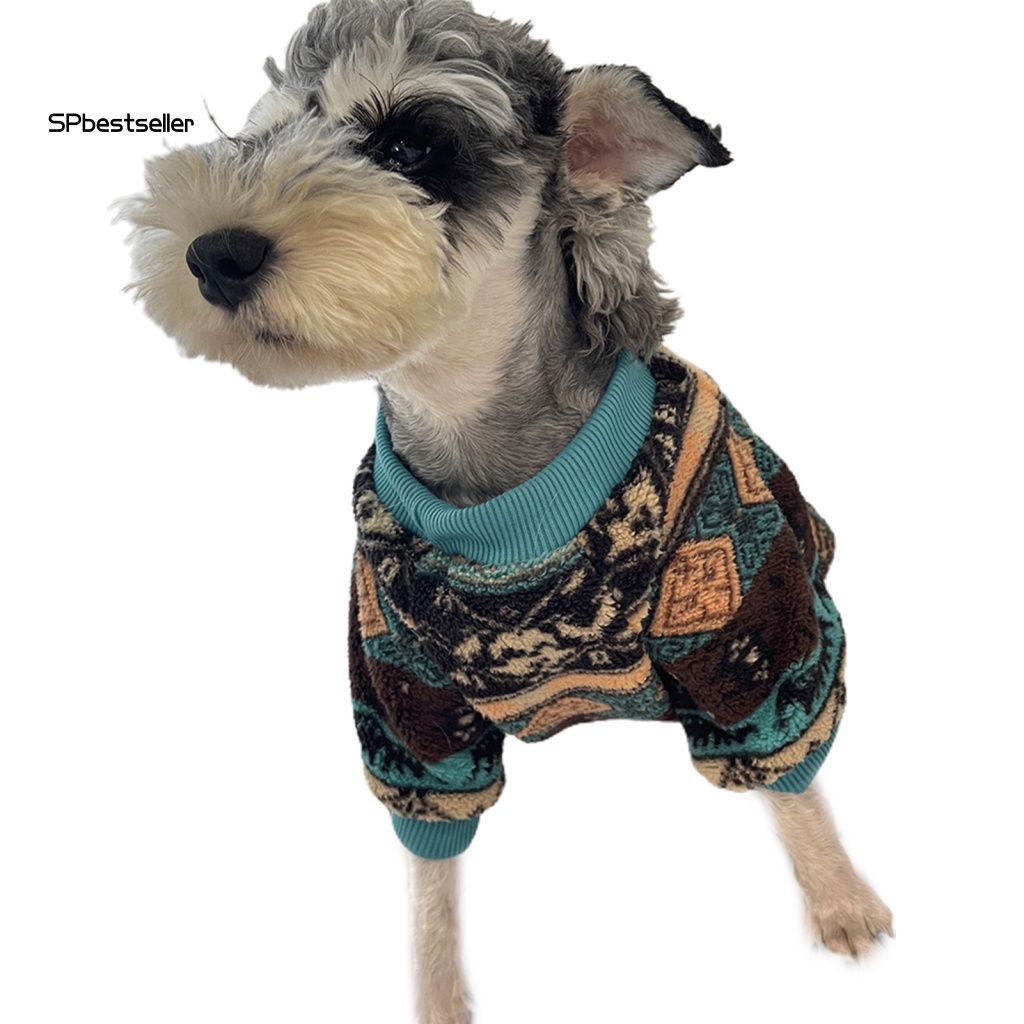 Áo Sweater Cổ Tròn Giữ Ấm Mùa Thu Đông Dành Cho Chó