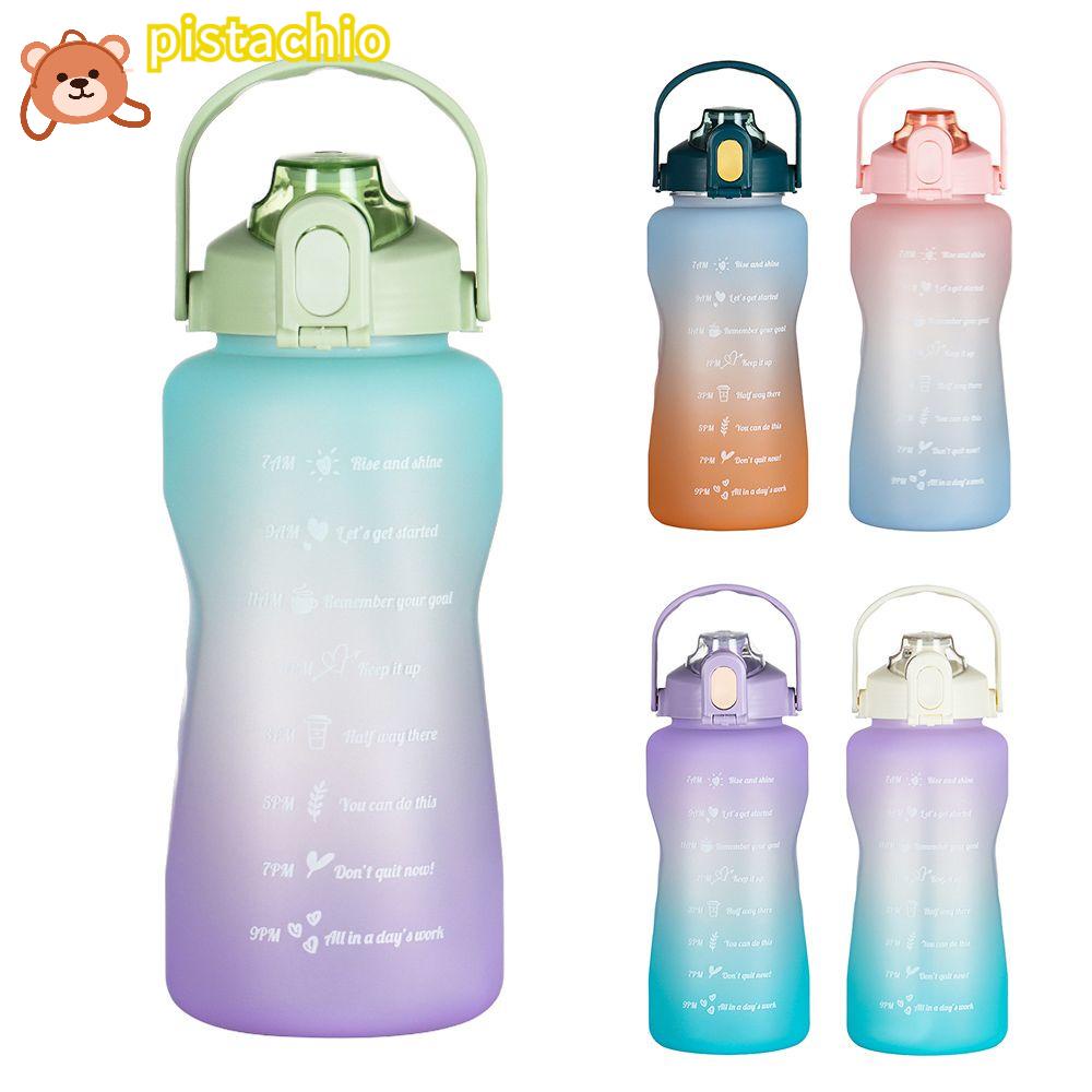 PISTA Bình Nước Dung Tích 2000ml Kèm Ống Hút Tiện Lợi