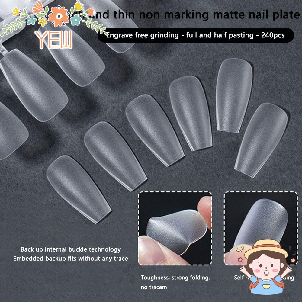YEW Set 240 Móng Tay Giả Chuyên Dụng Cho Nữ