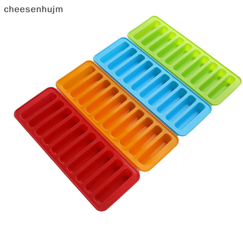 Khuôn Silicon Làm Đá 10 Ô Hình Dải Dài Tiện Dụng