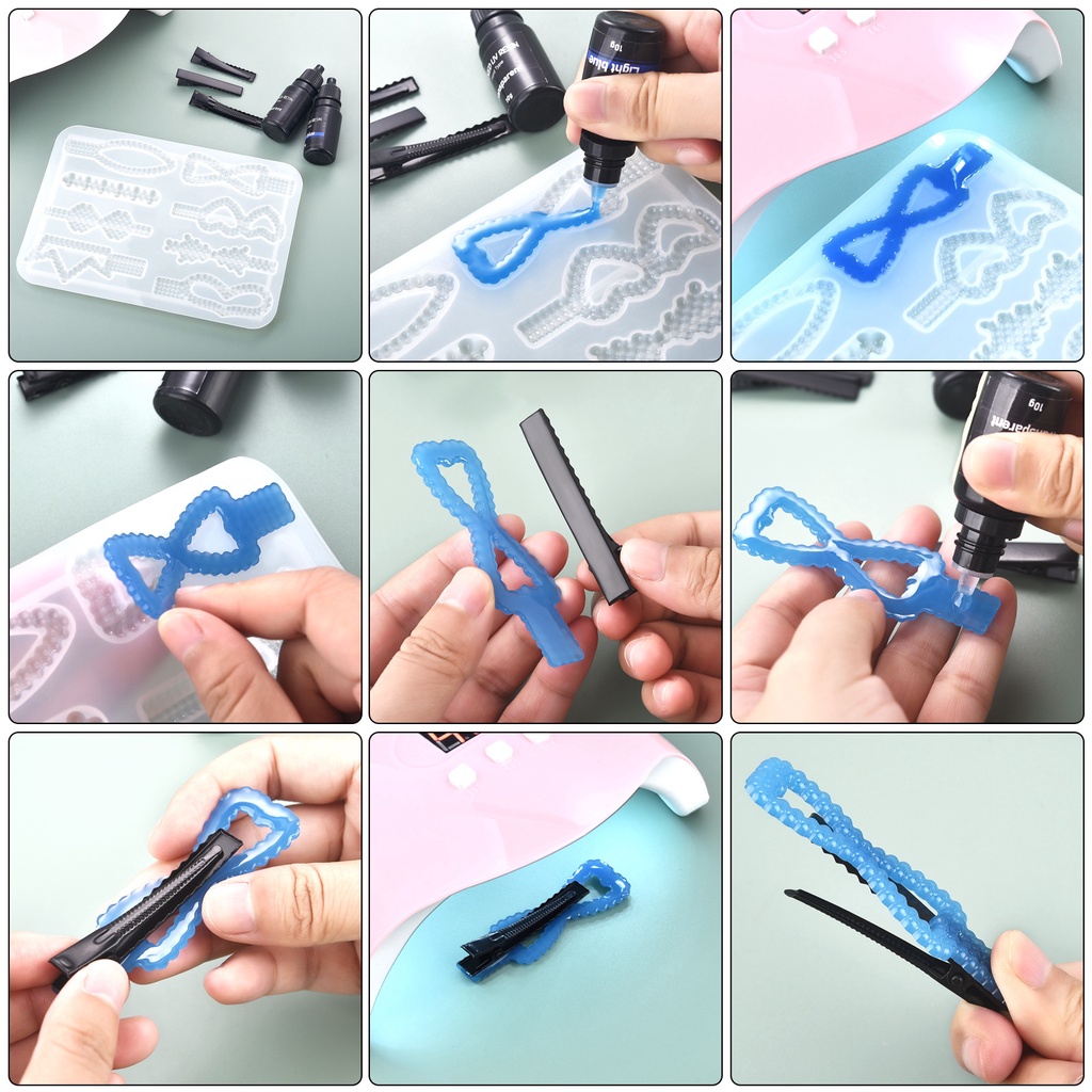 10g đầy màu sắc UV nhựa Keo UV Chữa Epoxy UV Keo Pigment DIY Trang sức Làm Gel Thuốc nhuộm nhanh khô Keo