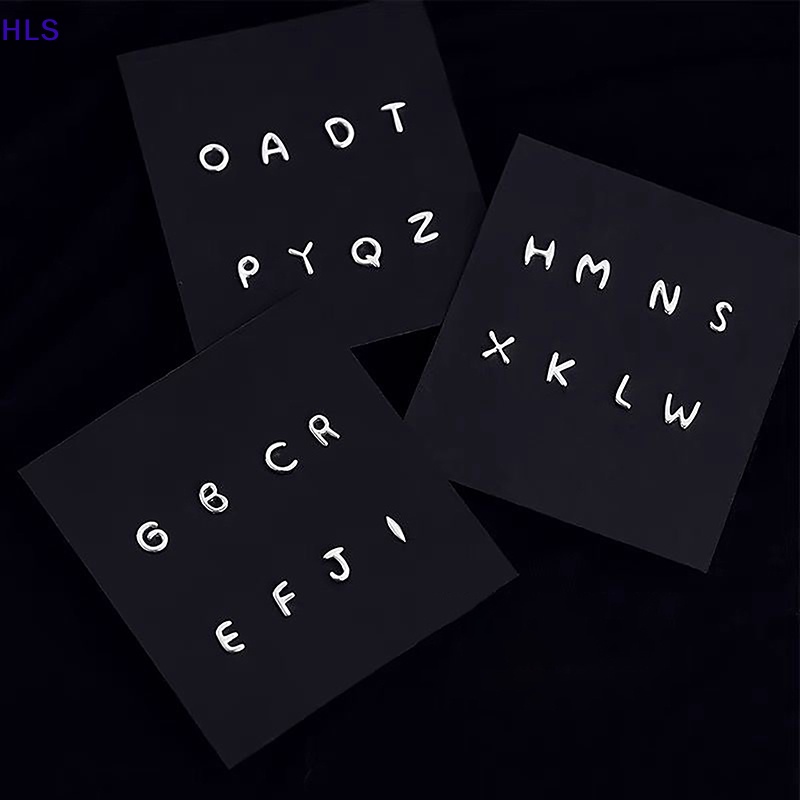 1 Đôi Bông Tai Hình Chữ Cái A-Z 26 Kiểu Dáng Đơn Giản Thời Trang Dành Cho Nữ