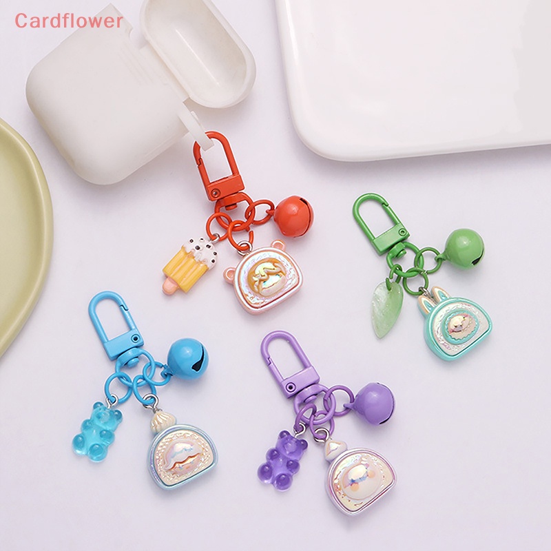 Móc Khóa Hình Que Kem Và Thỏ Mini Dễ Thương