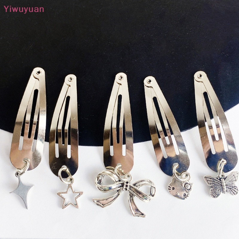 Kẹp Tóc Kim Loại Y2K Thời Trang Vintage Cho Nữ