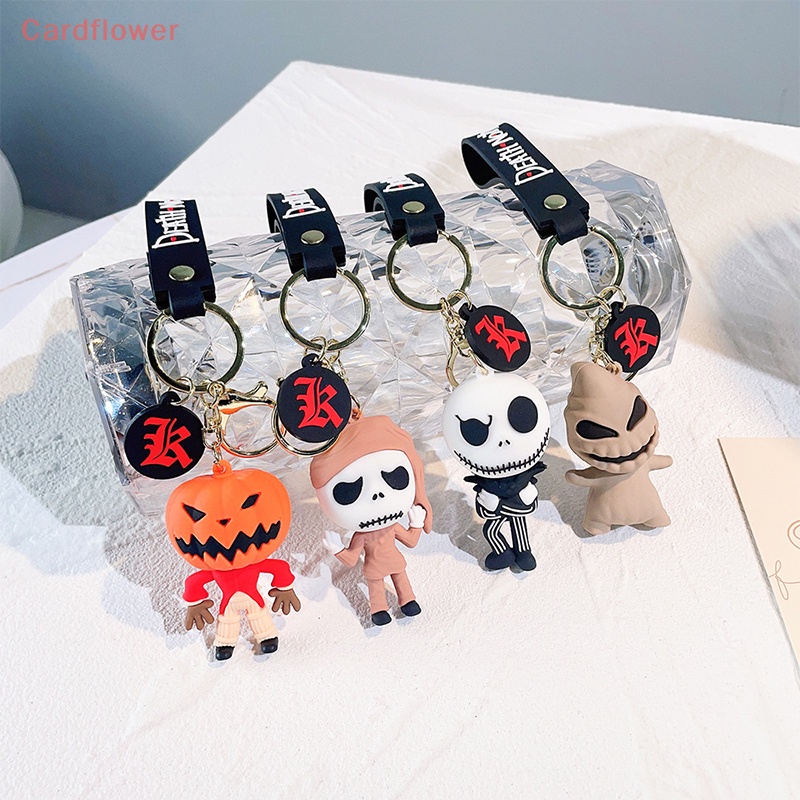 &lt; Cardflower &gt; Móc Khóa Xe Hơi Hoạt Hình Ác Mộng Trước Giáng Sinh Jack Sally Quà Tặng Halloween