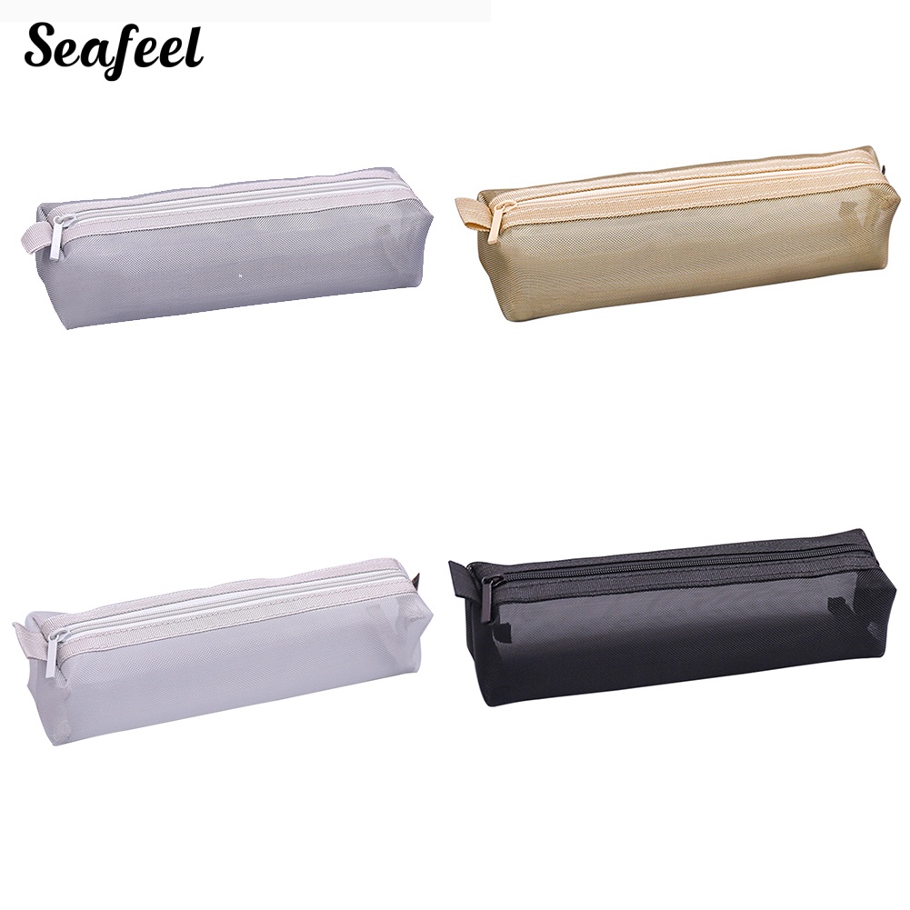 Túi Đựng Bút Màu Trơn Dễ Thương