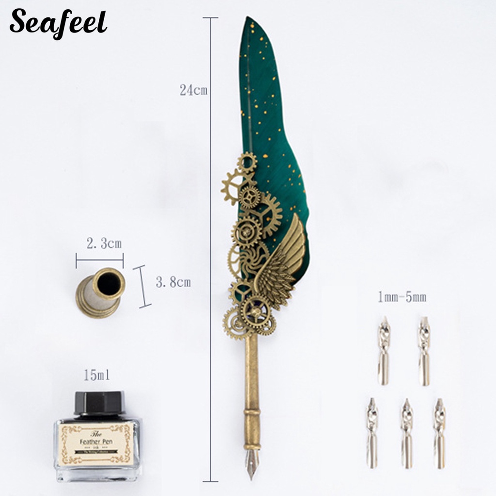 1 Set Bút Bi Bằng Đồng 0.5mm Thay Thế Tiện Dụng Cho Người Mới Bắt Đầu