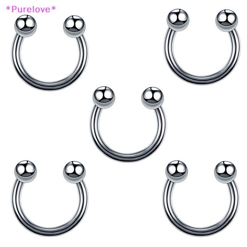 Set 60 Khuyên Đeo Mũi / Chân Mày / Cơ Thể Bằng Thép Không Gỉ Cá Tính Mới