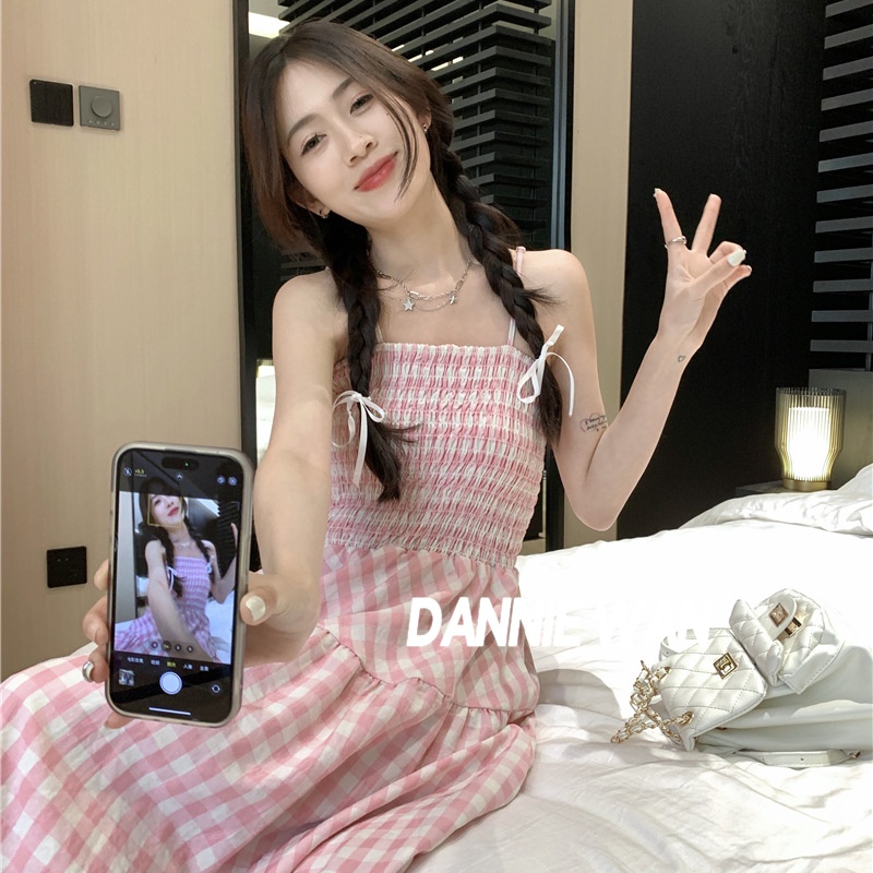 DannieWan Đầm đầm nữ váy trễ vai đầm đi biển đầm đi biển fashion Korean Style Chất lượng cao Comfortable A92M0LY 36Z230909