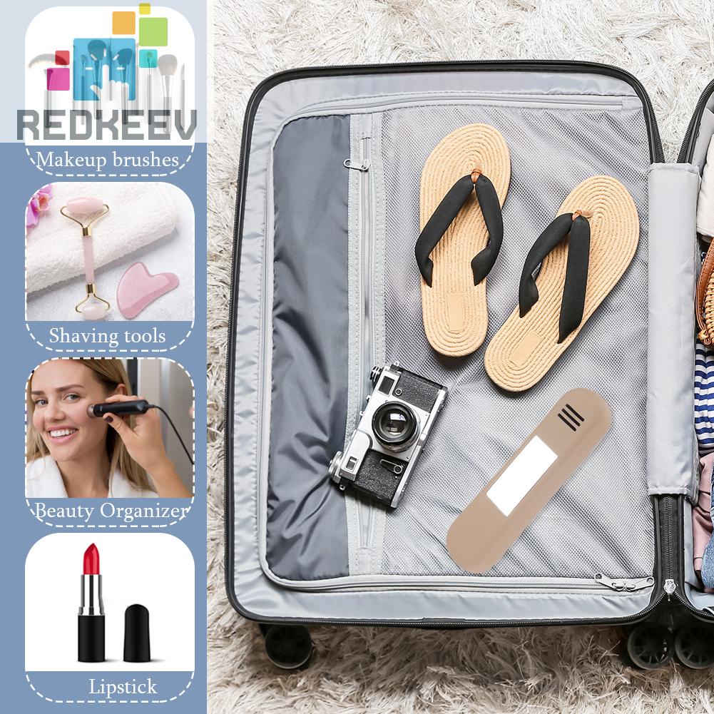 Túi Đựng Cọ Trang Điểm Bằng Silicone Thoáng Khí Có Khóa Kéo