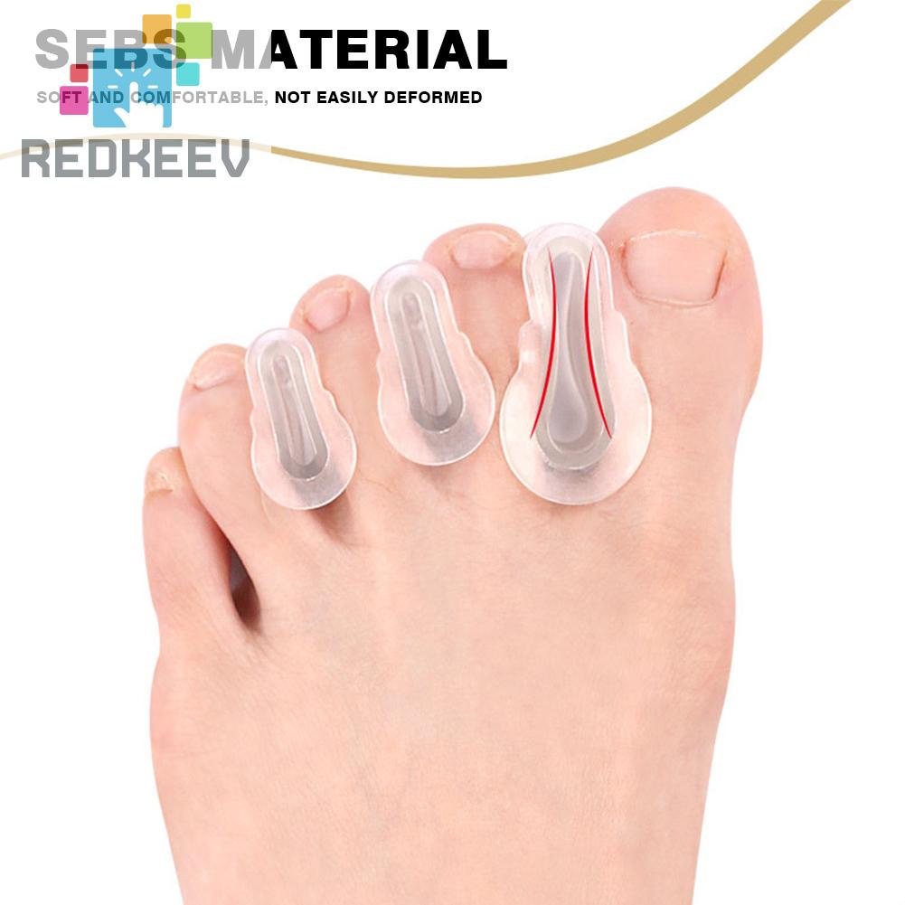 Dụng Cụ Bảo Vệ Ngón Chân Hai Lỗ Hình Chữ A Co Giãn Chống Mài Mòn