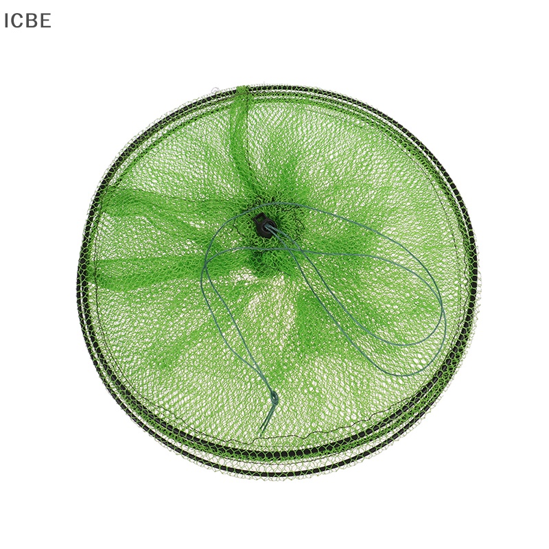Túi Lưới Đựng Cá 3 Lớp Bằng Vải Nylon Nhỏ Gọn Có Thể Gập Lại