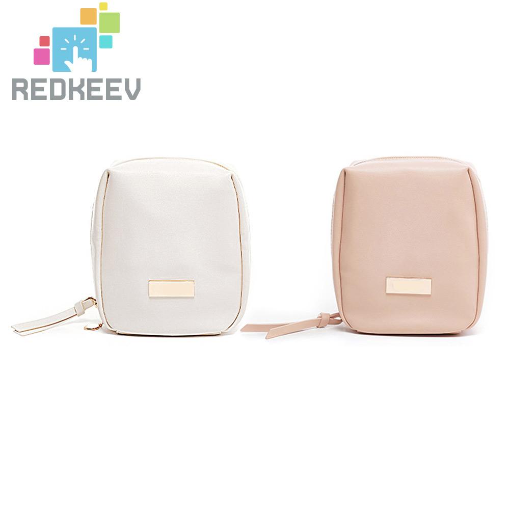 Túi Da PU Đựng Mỹ Phẩm Sức Chứa Lớn Tiện Dụng Cho Nữ