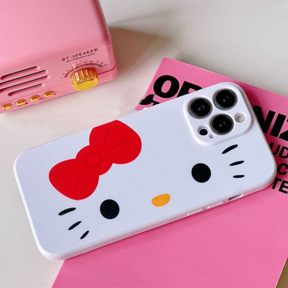 Ốp Điện Thoại TPU Dẻo Họa Tiết Hoạt Hình Hello Kitty Dễ Thương Cho IPhone 11 12 13 14 Pro Max