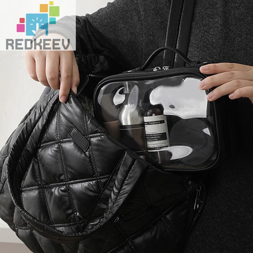 Túi Đựng Mỹ Phẩm Hai Lớp Chống Thấm Nước Sức Chứa Lớn Tiện Lợi Dễ Sử Dụng